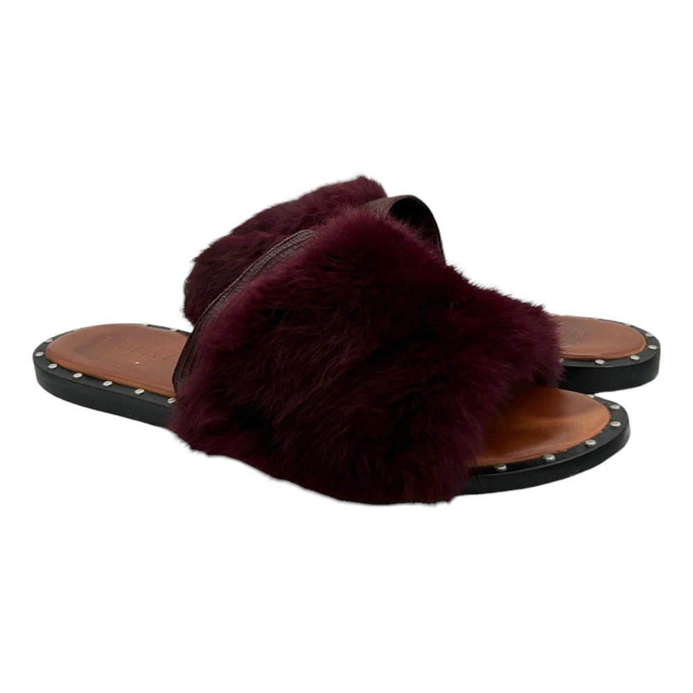 1. State Carrisma Fur Studded‎ Slide Sandals (8M)